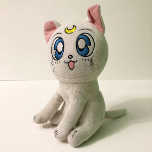 Sailor Moon Artemis Sitting Plush Doll 8 Inch Tall Stuffed  Toy Stains Flaws